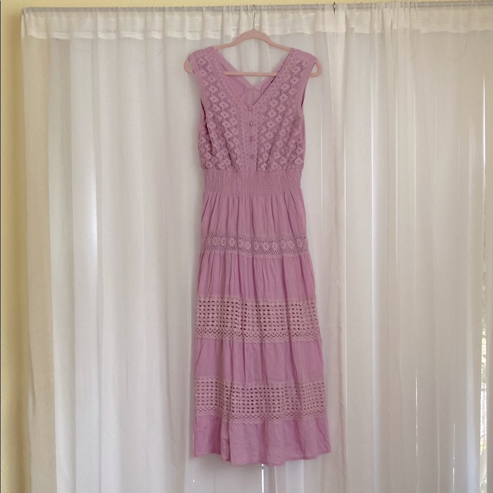 NWT NAOO Lilac Lavender Dress